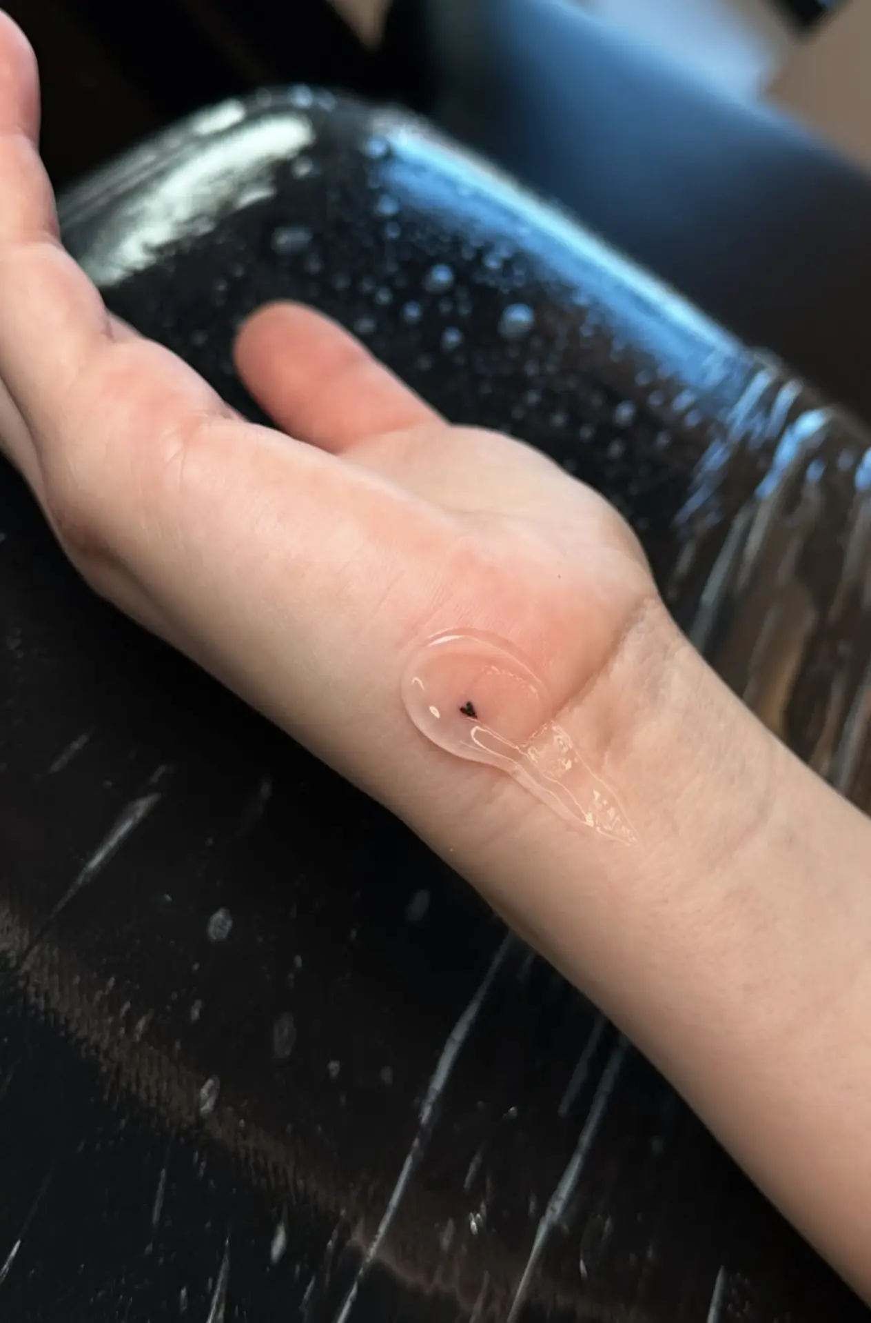 fine line tattoo healing